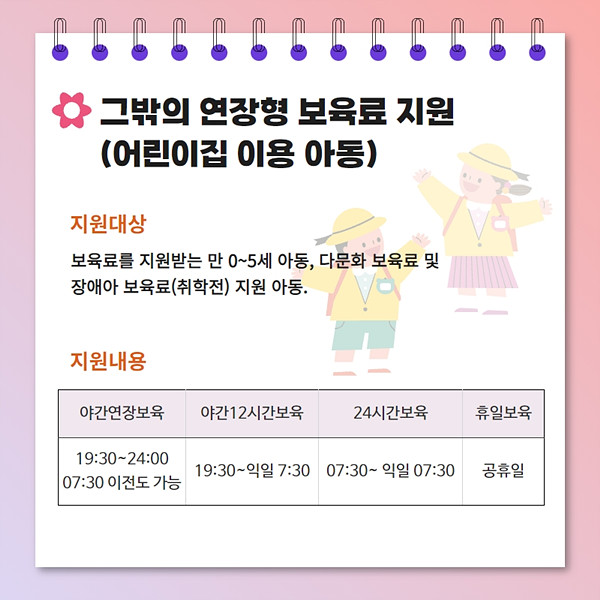 연장형 보육료지원