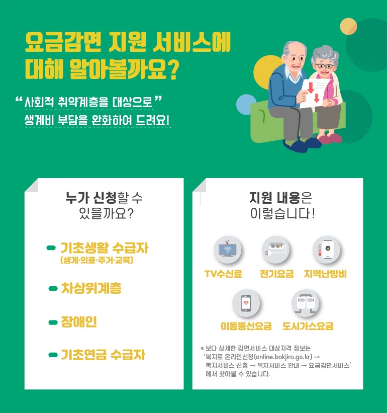 이동통신 요금감면