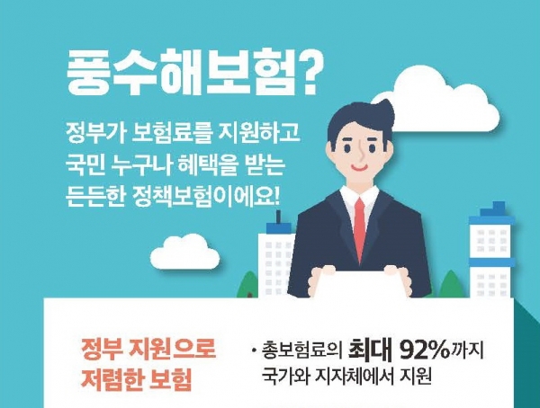 풍수해보험료 지원